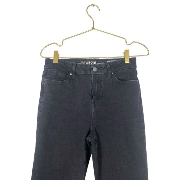 Rewash Jeans Womens Size 7 Stretch Low Rise Flared Raw Hem 531 - Picture 4 of 9